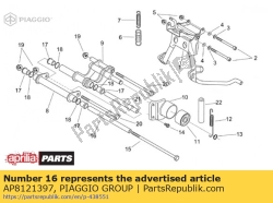 Aprilia AP8121397, Element dystansowy korbowodu, OEM: Aprilia AP8121397