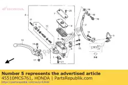 Aquí puede pedir cilindro subconjunto., fr. Maestro (nissin) de Honda , con el número de pieza 45510MCS761: