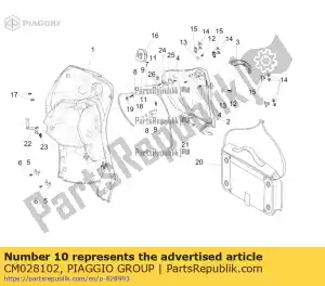 Piaggio Group CM028102 quadrado - Lado inferior