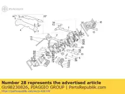 Qui puoi ordinare vite da Piaggio Group , con numero parte GU98230826: