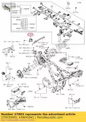 Aquí puede pedir bocina ex300adf de Kawasaki , con el número de pieza 270030085: