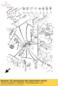 yamaha 5TG821160000 fio, menos chumbo - Lado inferior