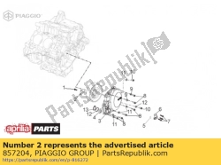 Aprilia 857204, Supporto, OEM: Aprilia 857204