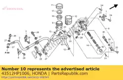 slang comp., rr. Rem mas van Honda, met onderdeel nummer 43512HP1006, bestel je hier online: