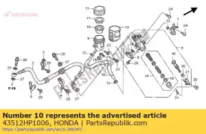 Honda 43512HP1006 slang comp., rr. rem mas - Onderkant