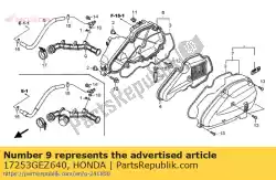 Here you can order the tube comp., air cleaner from Honda, with part number 17253GEZ640: