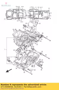 suzuki 071300885B parafuso - Lado inferior