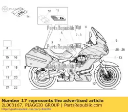 Tutaj możesz zamówić kalkomania od Piaggio Group , z numerem części 2L000167: