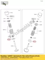 160070022, Kawasaki, muelle de asiento kawasaki kx  f klx r kx450f klx450r kfx450r klx450 kx450 450 , Nuevo