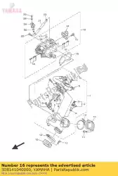 Aquí puede pedir juego de tornillos de aire de Yamaha , con el número de pieza 3D8141040000: