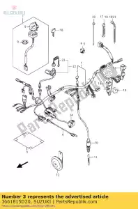 Suzuki 3661815D20 deksel, bedrading ha - Onderkant