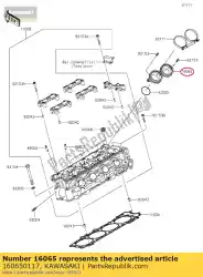 Ici, vous pouvez commander le porte-carburateur zx1400fcf auprès de Kawasaki , avec le numéro de pièce 160650117: