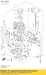 Here you can order the screw from Suzuki, with part number 1360104148: