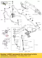 140930653, Kawasaki, 01 coperchio,serbatoio rr,esterno kawasaki  800 900 2018 2019 2020 2021, Nuovo