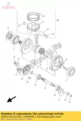 Aquí puede pedir varilla, conexión de Yamaha , con el número de pieza 2GB116510100: