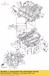 yamaha BX41510009 gruppo carter - Il fondo