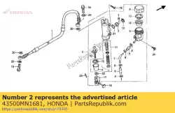 Tutaj możesz zamówić zespó? Cylindra., rr od Honda , z numerem części 43500MN1681: