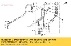 Honda 43500MN1681 zespó? cylindra., rr - Dół