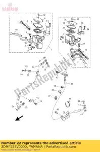 yamaha 2DMF583V0000 rr. zespó? pompy g?ównej. - Dół