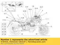 978403, Piaggio Group, etiqueta 