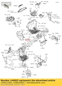 kawasaki 140921083 01 cover,fr sedile,dx,cnt - Il fondo