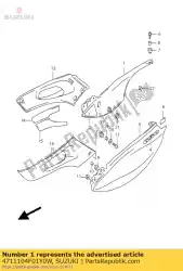 deksel, frame, r van Suzuki, met onderdeel nummer 4711104F01Y0W, bestel je hier online: