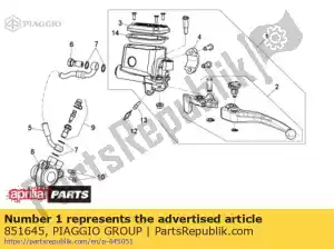 Piaggio Group 851645 pompa frizione - immagine 9 di 9