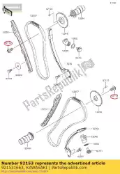Qui puoi ordinare bullone da Kawasaki , con numero parte 921531663: