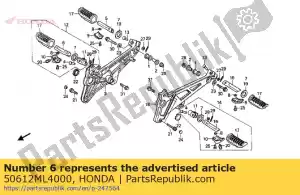 honda 50612ML4000 geen beschrijving beschikbaar op dit moment - Onderkant