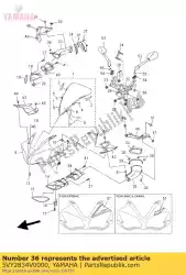 Aquí puede pedir protector 1 de Yamaha , con el número de pieza 5VY2834V0000: