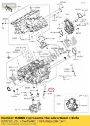 Ici, vous pouvez commander le raccord zx1000jbf auprès de Kawasaki , avec le numéro de pièce 920050126: