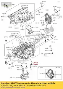 kawasaki 920050126 encaixe zx1000jbf - Lado inferior