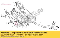 Aqui você pode pedir o borracha, embalagem protetora em Honda , com o número da peça 18293KSB900: