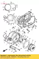 42H154110100, Yamaha, pokrywa skrzyni korbowej 1 yamaha xv virago 1000, Nowy