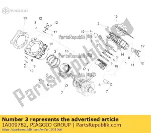 Piaggio Group 1A009782 compression ring - Bottom side