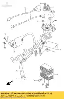 3341038300, Suzuki, Conjunto de bobina, ignición suzuki gn 250 1985 1988 1989 1990 1991 1992 1993 1994 1996 1998 1999 2000, Nuevo