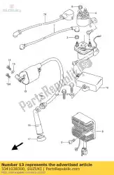 Here you can order the coil assy,ignit from Suzuki, with part number 3341038300: