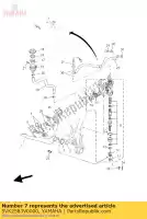 5VK2583V0000, Yamaha, rr. master cylinder assy. yamaha mt xt 660 2004 2005 2006 2007 2008 2009 2010 2011 2012 2014 2015, New