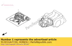 Here you can order the oring, 18x1. 9 from Honda, with part number 91301GA7720:
