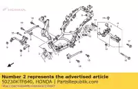 50230KTF640, Honda, verblijf, radiator lager honda sh 125 150 2005 2006 2007 2008, Nieuw