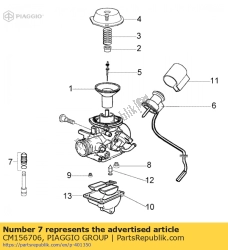 Aprilia CM156706, Zestaw mieszków, OEM: Aprilia CM156706