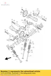 Here you can order the camshaft,rear from Suzuki, with part number 1271327F00: