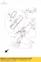 5RNE46100100, Yamaha, tuyau d'échappement assy yamaha yn 50 2005 2006 2008 2009 2010 2011 2012 2013 2014 2015 2016, Nouveau