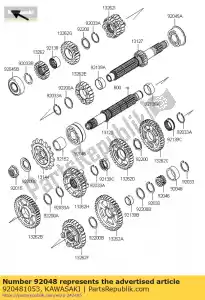 Kawasaki 920481053 race,30x38x15 - Bottom side