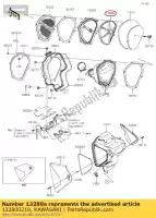 132800218, Kawasaki, houder, element kawasaki klx  r klx450r klx450 450 , Nieuw