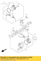 3560226F30, Suzuki, lampe, turnign.l suzuki vl intruder lc u  vl125 vl250 250 125 , Nouveau