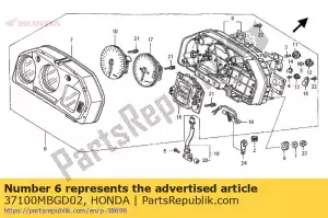 Honda 37100MBGD02 peigne neter assy - La partie au fond