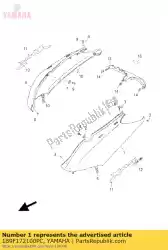 Ici, vous pouvez commander le couvercle, côté 2 auprès de Yamaha , avec le numéro de pièce 1B9F172100PC: