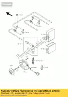 590261103, Kawasaki, pulsation de bobine kawasaki zephyr 750 , Nouveau