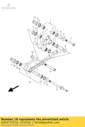 Ici, vous pouvez commander le entretoise, rr cushi auprès de Suzuki , avec le numéro de pièce 6264737F10: